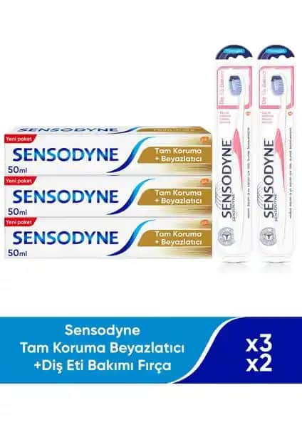 Sensodyne Tam Koruma Beyazlatıcı ve Diş Eti Bakım Fırçası: Hassas Dişler İçin Güvenilir Seçenekler