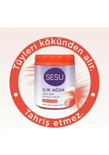 Sesu Ilık Ağda 250 gr: Tüm Cilt Tipleri İçin Güvenilir ve Etkili Tüy Alma Çözümü