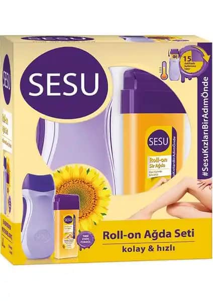 Sesu Roll-On Agda Mor Makine Seti ile Pratik ve Etkili Ağda Uygulaması