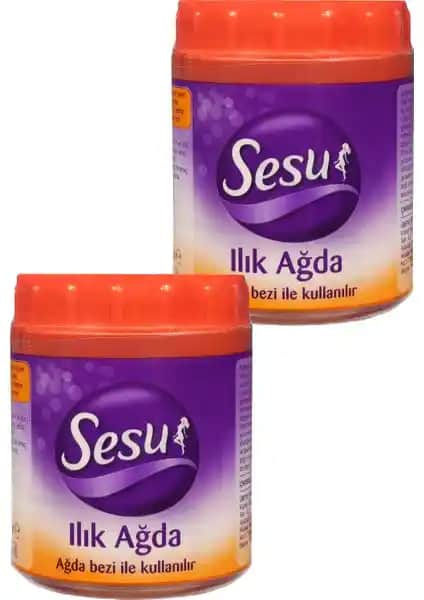 Sesu Turuncu Ilık Ağda 250 gr 2'li: Doğal ve Güvenilir Tüy Dökücü Çözüm