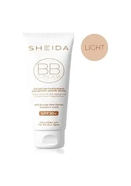 Sheida BB Krem Light 50 ml: Doğal ve Pürüzsüz Cilt İçin Günlük Kullanım Kremi