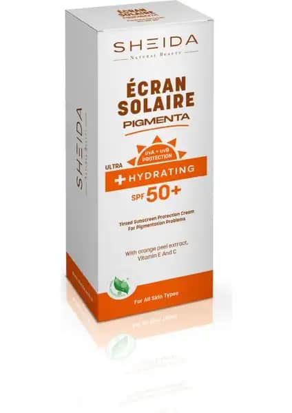 Sheida Ekran Solaire Pigmenta SPF 50 Güçlü ve Çok Yönlü Güneş Koruyucu Cilt Bakımı