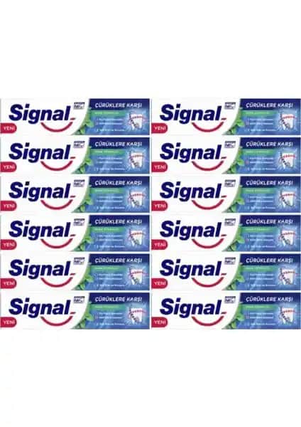 Signal Çürüklere Karşı Nane Ferahlığı Diş Macunu ile Sağlıklı ve Parlak Gülüşler
