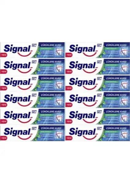 Signal Çürüklere Karşı Nane Ferahlığı Diş Macunu ile Sağlıklı ve Parlak Gülüşler