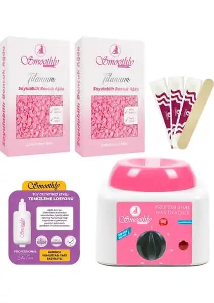 Smoothly 2 Adet 250gr Soyulabilen Boncuk Ağda Seti Profesyonel ve Pratik Epilasyon Çözümü