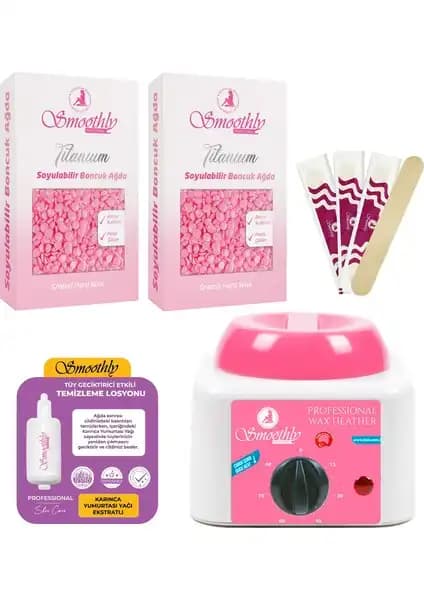 Smoothly 2 Adet 250gr Soyulabilen Boncuk Ağda Seti Profesyonel ve Pratik Epilasyon Çözümü