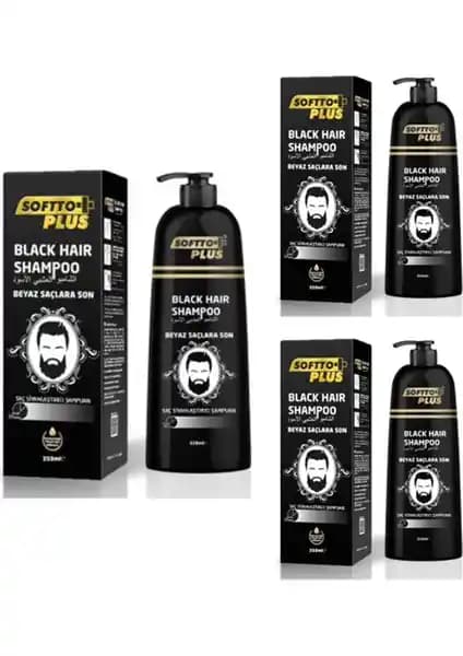 Softto Plus Saç Siyahlaştırıcı Şampuan: Doğal ve Güçlü Siyah Saç Deneyimi