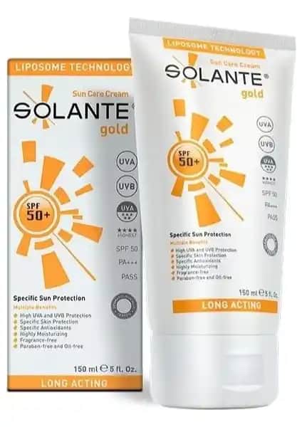 Solante Gold Güneş Koruyucu Krem SPF 50: Yüksek Koruma ve Güvenilir Cilt Bakımı