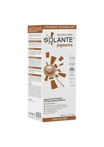 Solante Pigmenta 50 SPF+ Güneş Losyonu: Yüksek Koruma ve Nemlendirme Özelliğiyle Güvenilir