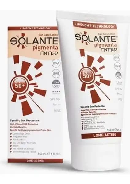 Solante Pigmenta Renkli Güneş Koruyucu Losyon SPF 50+ ile Cilt Sağlığınızı Koruyun ve Doğal Görünüm Sağlayın