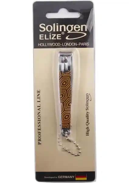 Solingen Elize Büyük Boy Desenli Tırnak Makası Kalite ve İşlevselliğin Buluşması