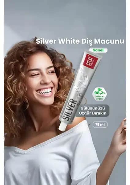 SPLAT Silver Gümüş Antibakteriyel Diş Macunu: Doğal ve Güçlü Ağız Bakım Ürünü