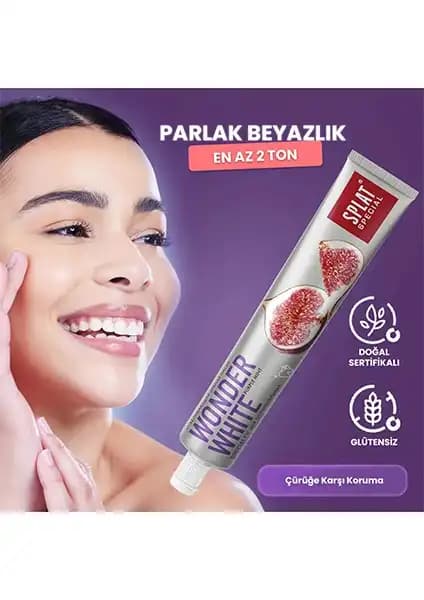 SPLAT Wonder White İncir Özlü Diş Macunu: Doğal ve Hafif Ağız Temizliği İçin Uygun Seçenek