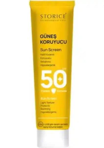Storice Hafif Kıvamlı Güneş Koruyucu SPF50+ ile Güçlü ve Hassas Ciltlere Uygun Koruma