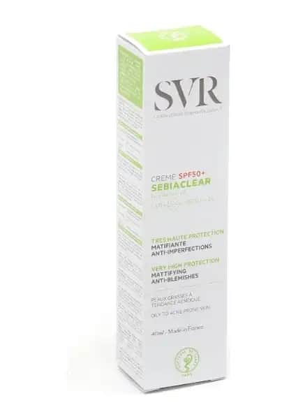 SVR Sebiaclear SPF 50+ Güneş Koruyucu Krem Yağlı ve Akneye Yatkın Ciltler İçin