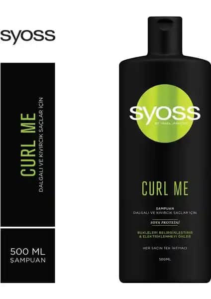 Syoss Curl Me Şampuan: Kıvırcık ve Dalgalı Saçlar İçin Etkili Bakım Çözümü