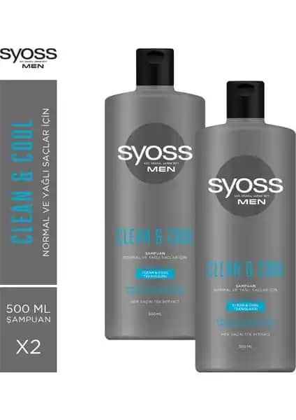 Syoss Men Clean & Cool Şampuan: Erkekler İçin Ferahlatıcı ve Derinlemesine Temizleme Ürünü