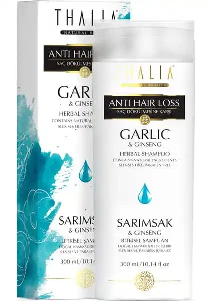 Thalia Sarımsak ve Ginseng Özlü Saç Bakım Şampuanı Doğal ve Etkili Saç Güçlendirme Ürünü