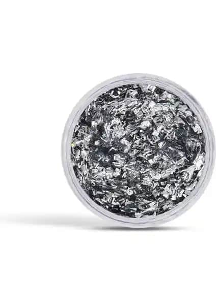 The Glitter Lab Jel Formlu Parlak Glitter Silver Snow - Yaratıcı ve Kalıcı Makyaj Ürünü