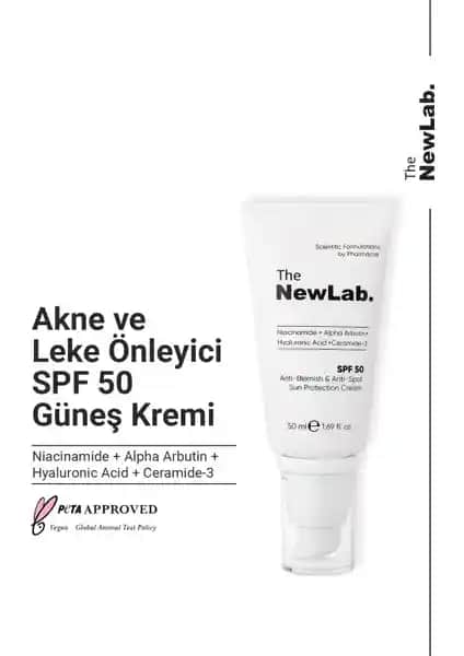 The NewLab Leke Güneş Koruyucu Kremi 50 SPF: Hassas ve Lekeye Eğilimli Ciltler İçin Güçlü Koruma