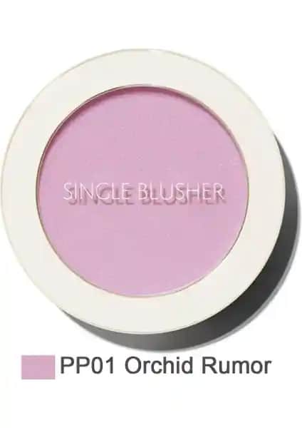 The Saem Single Blusher Orchid Rumor: Doğal Görünüm ve Sebum Kontrolü Sağlayan Toz Allık