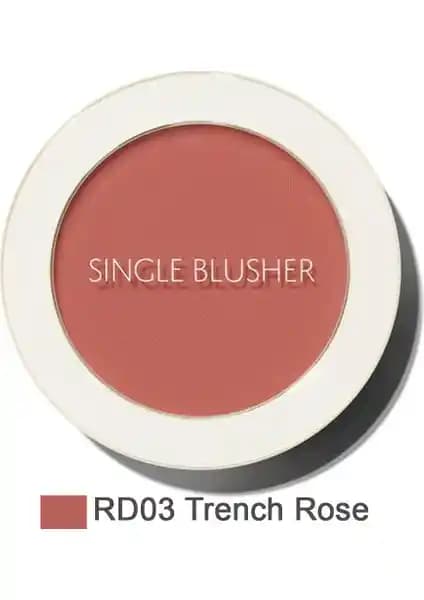 The Saem Single Blusher Trench Rose Allık ile Doğal ve Kalıcı Makyaj Deneyimi
