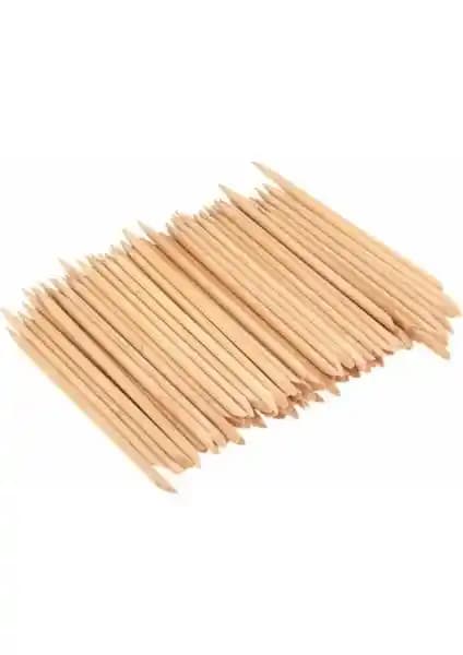 Tp Tırnak İtme Çubuğu Ahşap Portakal Temalı 50'li Paketle Pratik ve Estetik Kullanım