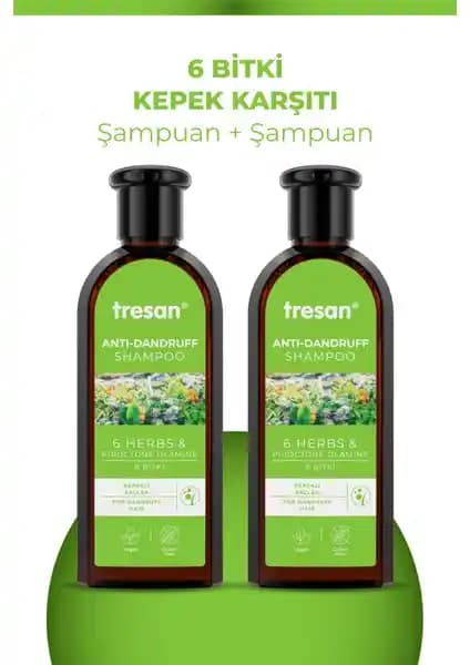 Tresan 6 Bitki Bakım Şampuanı Kepeğe Karşı Doğal ve Etkili Çözüm Sunar