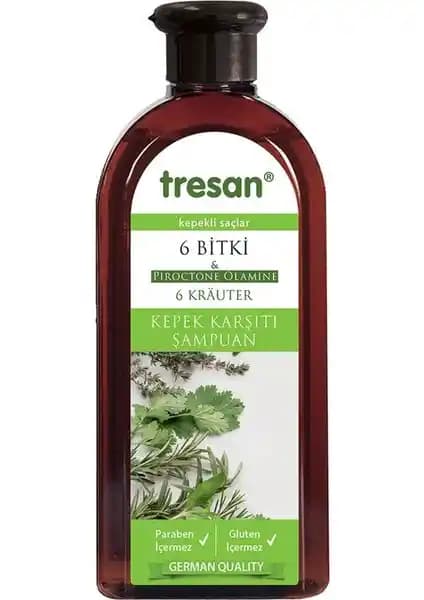 Tresan 6 Bitki Şampuanı Kepeğe Karşı Doğal Çözüm ve Saç Sağlığını Destekler