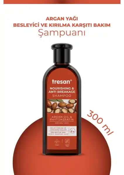 Tresan Argan Yağı Bakım Şampuanı Saçları Güçlendiren ve Parlaklık Katan Formül