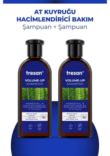 Tresan At Kuyruğu Hacimlendirici Bakım Şampuanı Saçlara Doğal Güç ve Canlılık Kazandırır
