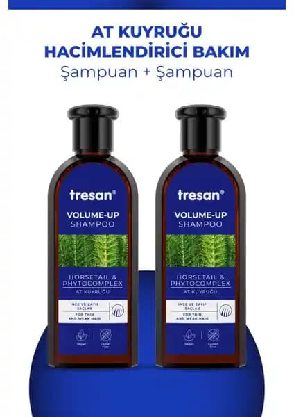 Tresan At Kuyruğu Hacimlendirici Bakım Şampuanı Saçlara Doğal Güç ve Canlılık Kazandırır