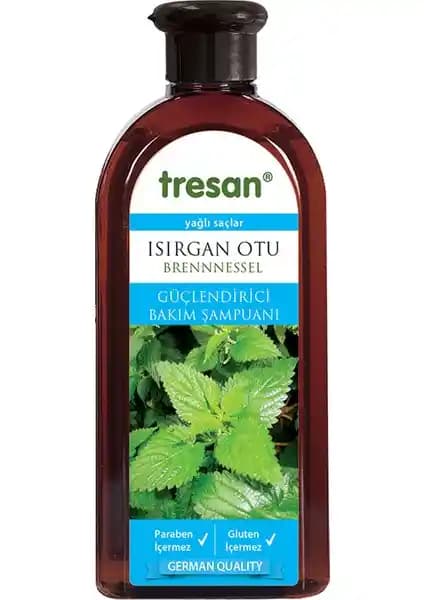 Tresan Isırgan Otu Bakım Şampuanı Yağlı Saçlar İçin Doğal Güçlendirici ve Dökülme Önleyici