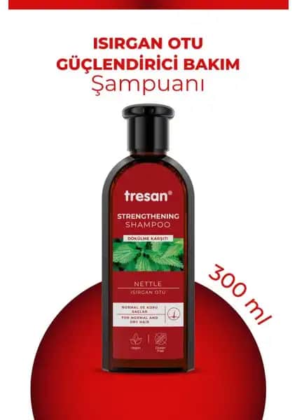 Tresan Isırgan Otu Dökülme Karşıtı ve Bakım Şampuanı Saç Güçlendirme ve Sağlıklı Görünüm İçin