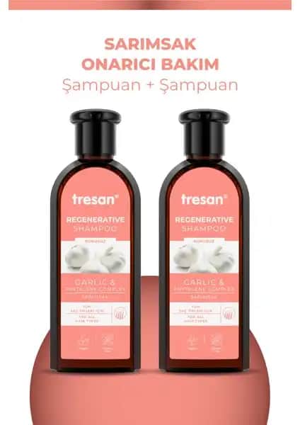 Tresan Sarımsak Onarıcı Bakım Şampuanı - Doğal ve Güçlendirici Saç Bakım Çözümü