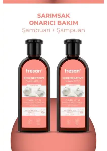 Tresan Sarımsak Onarıcı Bakım Şampuanı - Doğal ve Güçlendirici Saç Bakım Çözümü