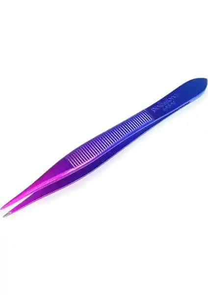 Trina Trına Ombre Renkli Batık Cımbız - Hassas ve Ergonomik Tüy Alma Aracı