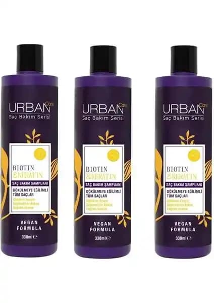 Urban Care Biotin Keratin Şampuanı ile Saç Sağlığınızı Güçlendirin ve Dökülmeyi Azaltın