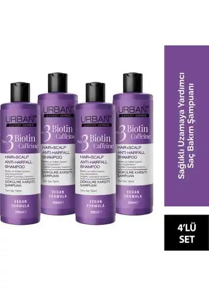 Urban Care Expert Biotin ve Kafein Şampuanı Saç Sağlığı ve Güçlendirme İçin Uygun Bir Çözüm