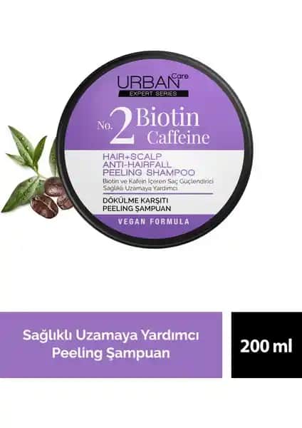 Urban Care Expert BiotinKafein Arındırıcı Peeling Şampuan ile Saç Sağlığınızı Güçlendirin ve Temiz Bir Deriye Kavuşun
