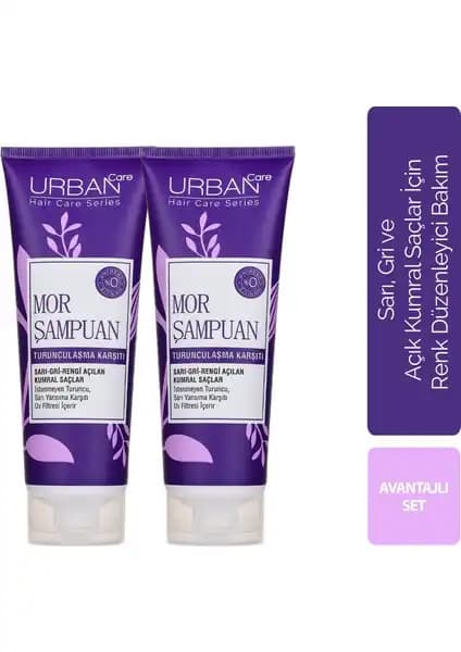 Urban Care Mor Şampuan Avantajlı Set ile Saç Renginizi Koruyun ve Canlı Tutun
