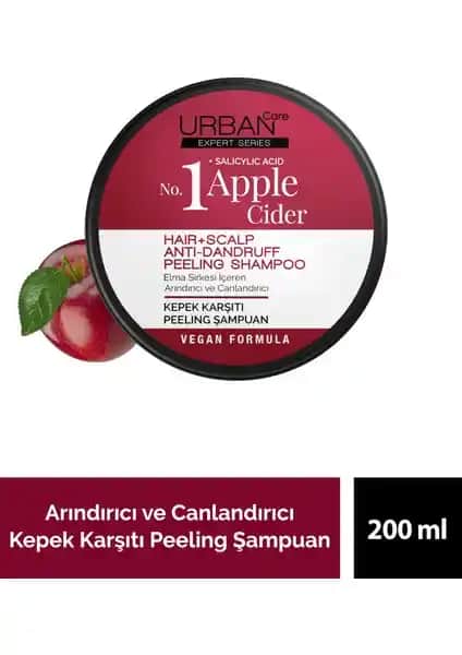 Urban Care No.1 Expert Apple Cider Peeling Şampuan Kepek ve Yağlanma Problemlerine Doğal Çözüm