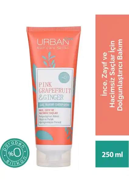Urban Care Pink Grapefruit & Ginger Saç Bakım Şampuanı Doğal ve Hacim Verici Özellikleriyle Tanıtım