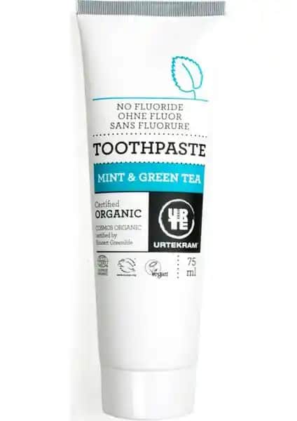 Urtekram Organik Diş Macunu Nane ve Yeşil Çay ile Doğal Temizlik Sağlar