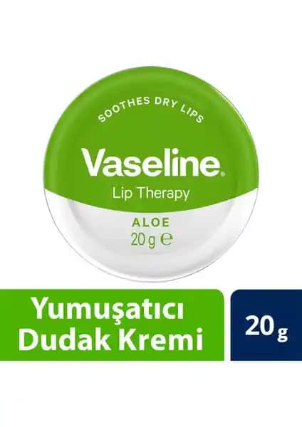 Vaseline Lip Therapy Aloe Vera Dudak Nemlendirici: Doğal ve Etkili Dudak Bakım Ürünü