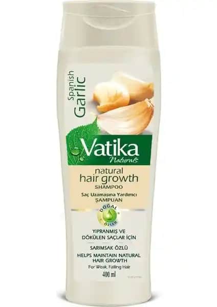 Vatika Naturals Sarımsak Özlü Şampuan Saç Dökülmesine Karşı Güçlendirici ve Doğal Bakım Ürünü