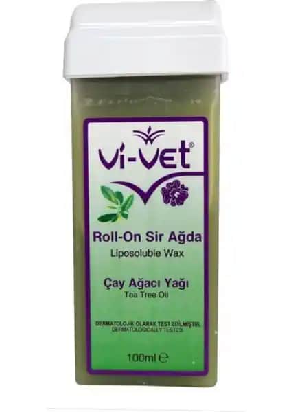 Vi-Vet Roll-On Sir Ağda Çay Ağacı Yağı 100 ml doğal içeriklerle pratik kullanım sunar