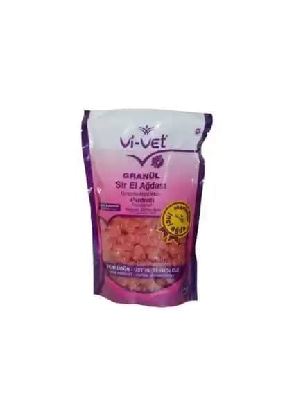 Vi-Vet Sir Ağda 250ml Granül Refil Pudra Hassas Ciltler İçin Güvenli ve Doğal Çözüm