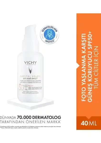 Vichy Capital Soleil SPF50+ Güneş Koruyucu: Yüksek Koruma ve Cilt Sağlığı için Ideal