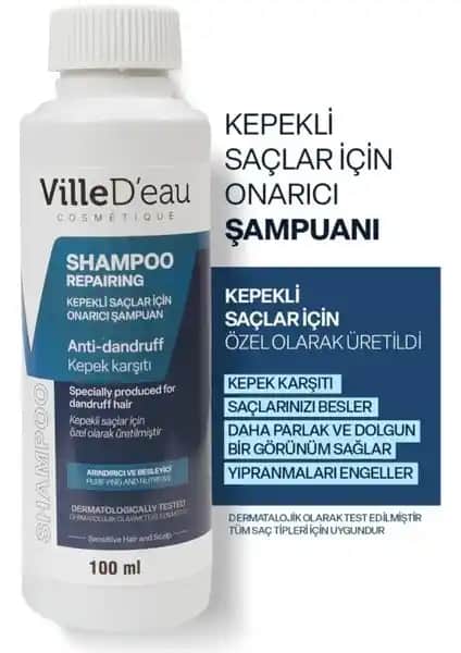 VilleD'eau Kepekli Saçlar İçin Onarıcı ve Arındırıcı Vegan Şampuan İncelemesi